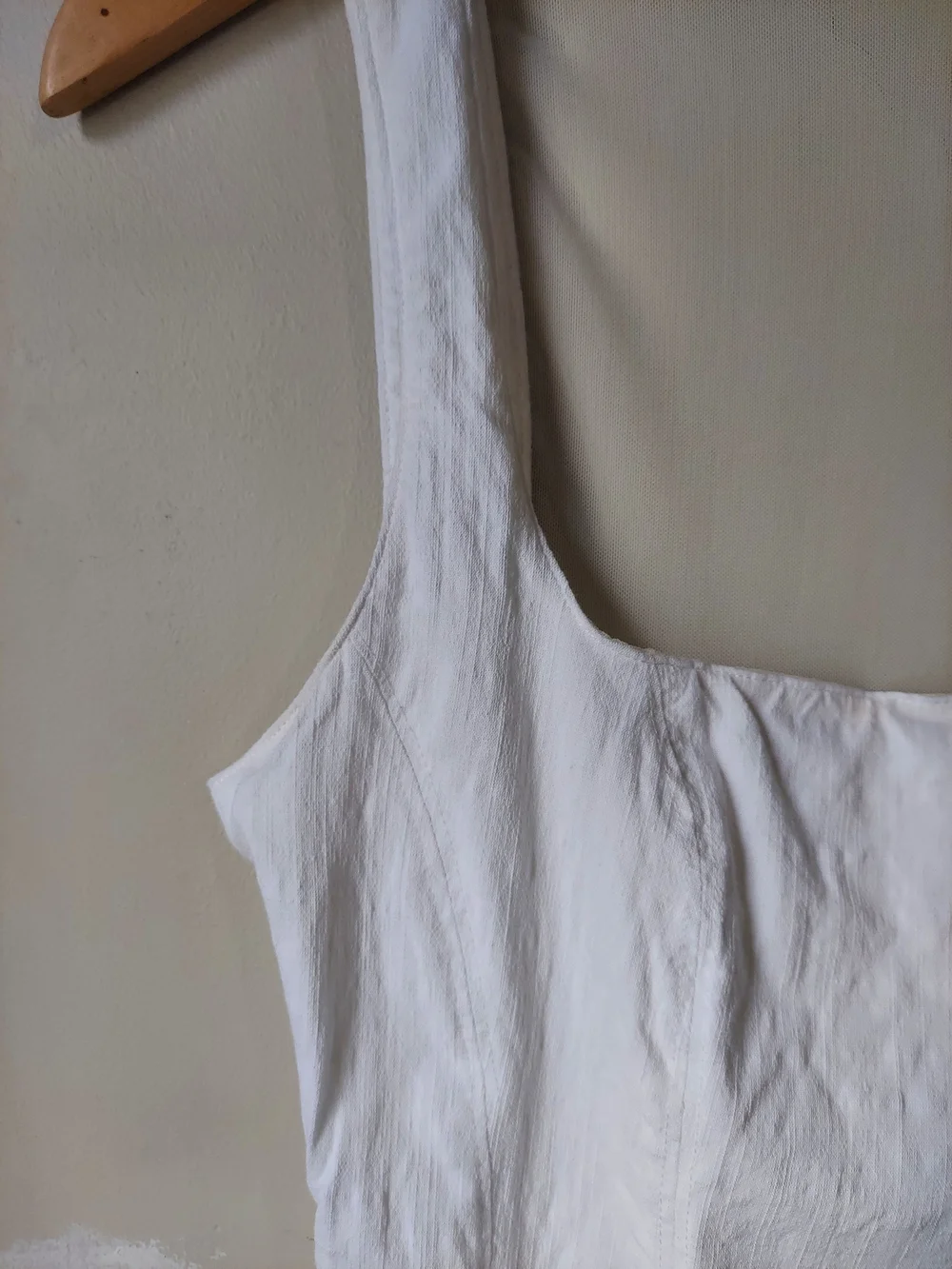 Free People Shes A Catch White Scoop Neck Ribbed Bodysuit
